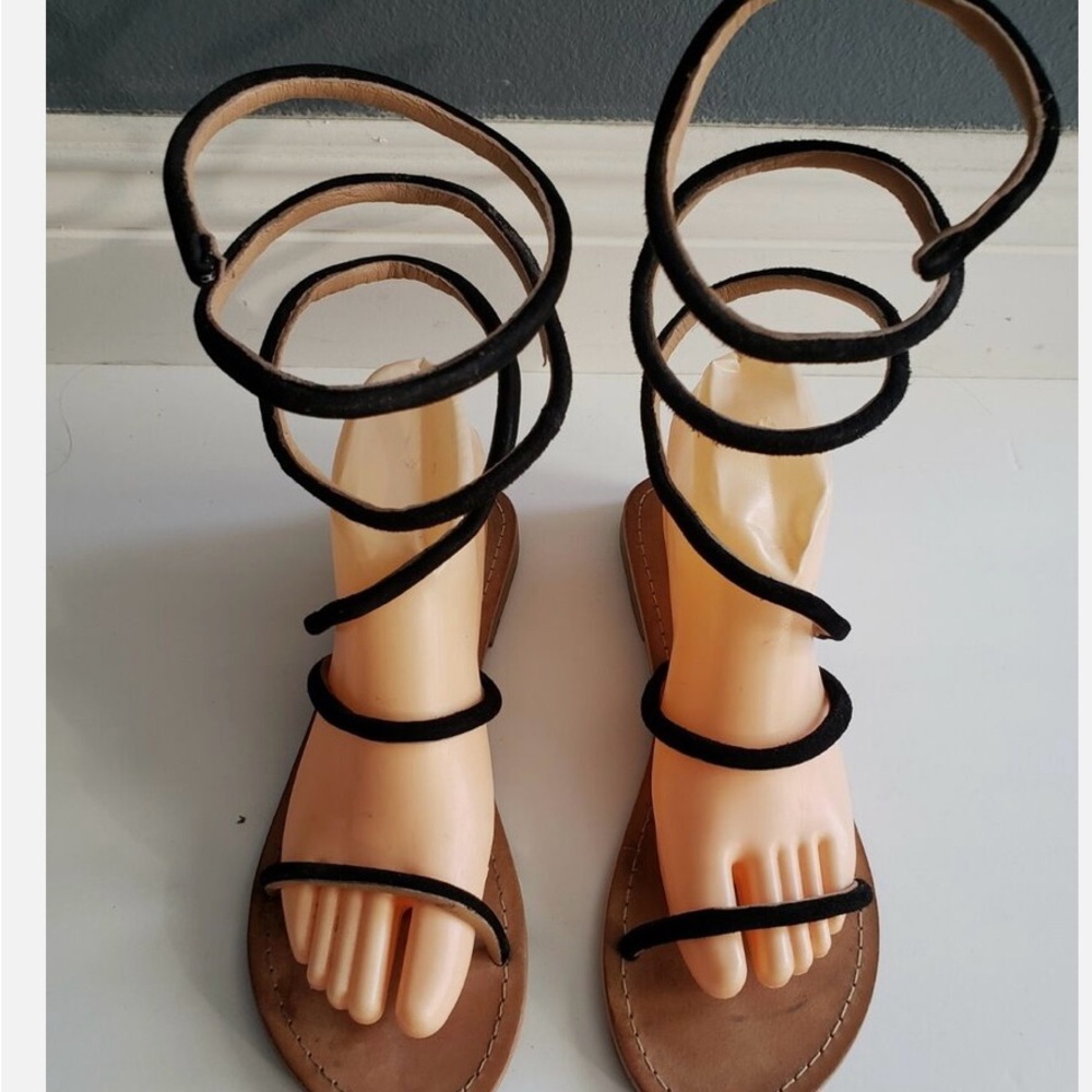 Free people Women's Black Strappy Sandals